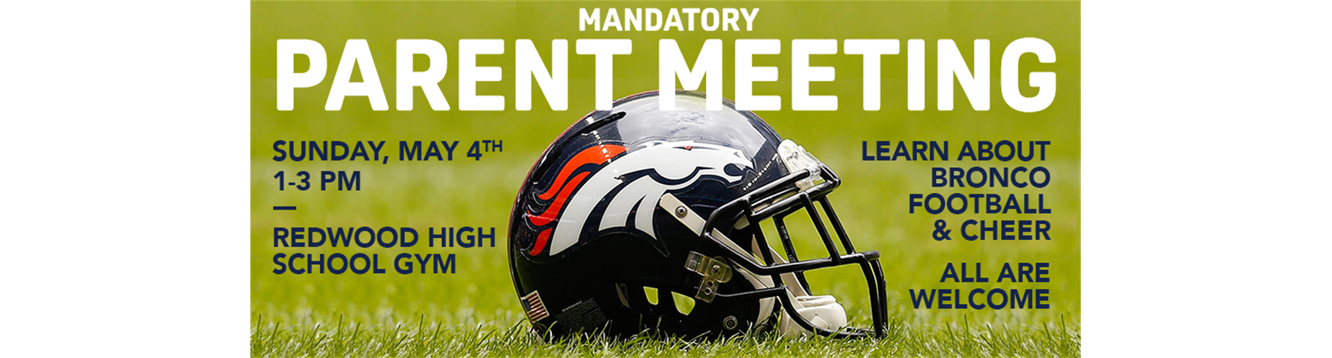MANDATORY MEETING THIS SUNDAY!